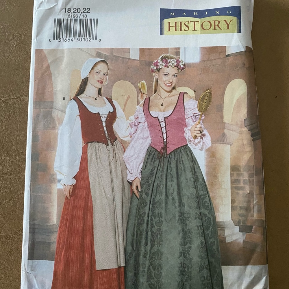 New Butterick Pattern -Making History Women's Maxi Dresses